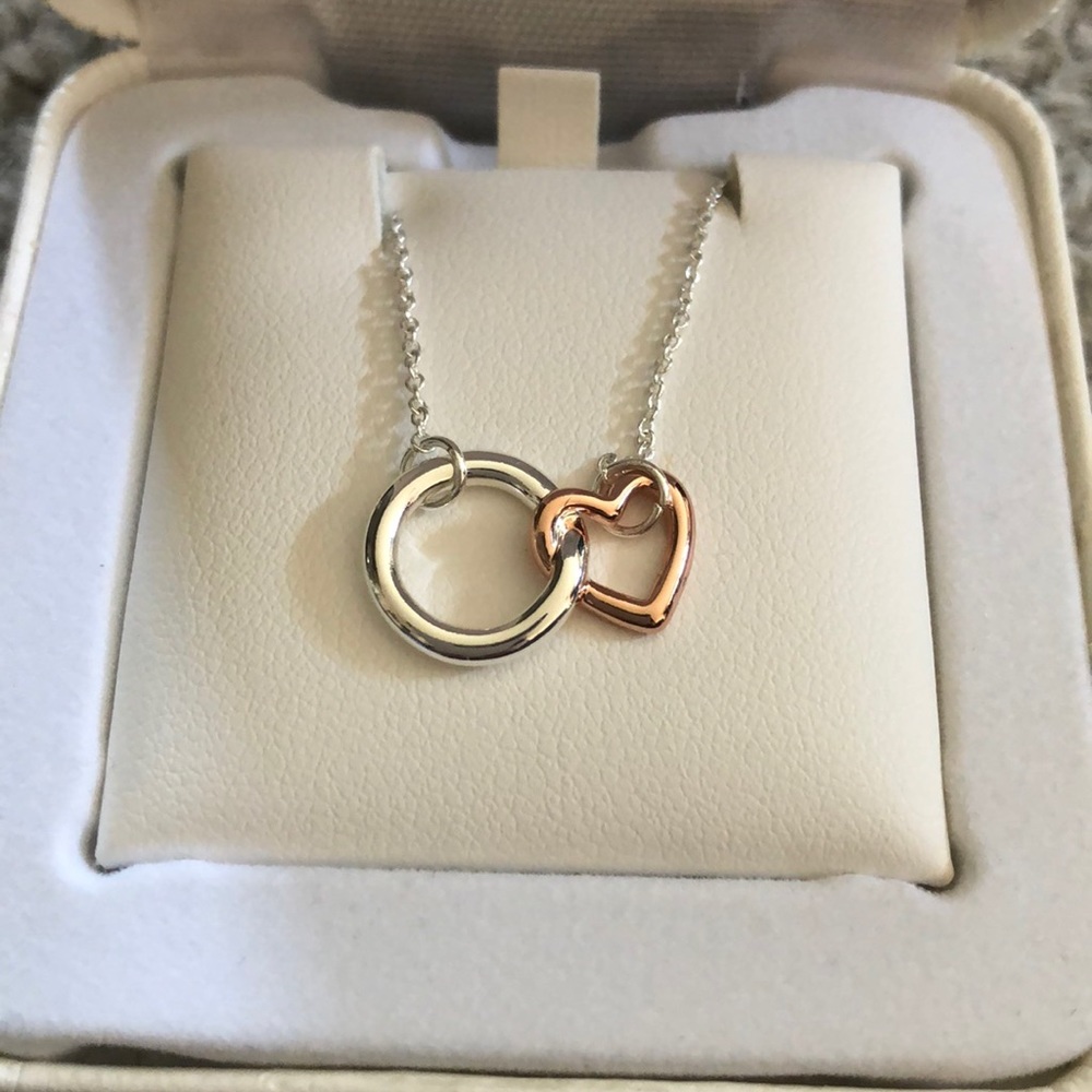Silver plate necklace